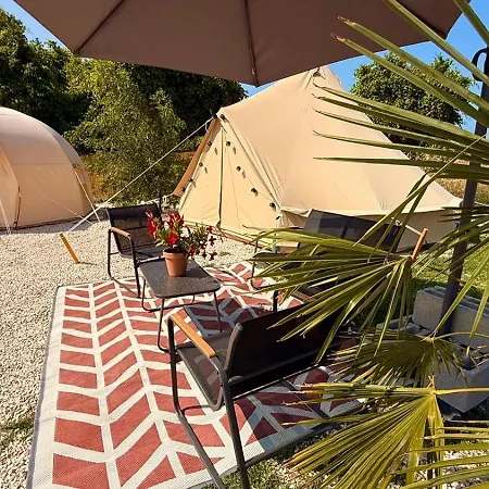 Glamping La Yurta Nel Luxe Ingerichte 6persoons Glamping Tent Кемпинг *
