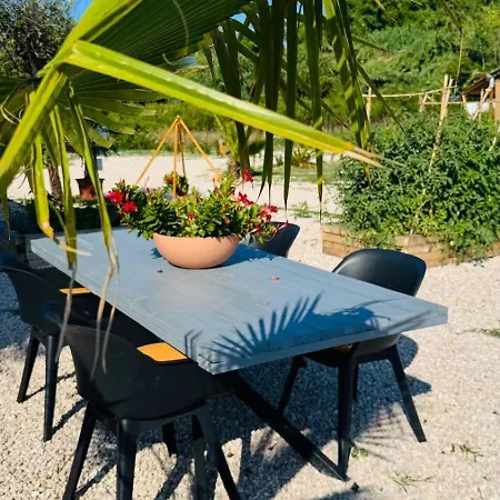 Glamping La Yurta Nel Luxe Ingerichte 6persoons Belltent Camping Torino di Sangro