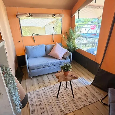 Glamping La Yurta Nel Luxe Ingerichte 6persoons Glamping Tent Torino di Sangro