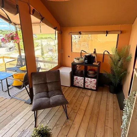 Glamping La Yurta Nel Luxe Ingerichte 6persoons Glamping Tent Torino di Sangro