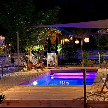 Camping Glamping La Yurta Nel Luxe Ingerichte 6persoons Glamping Tent Torino di Sangro