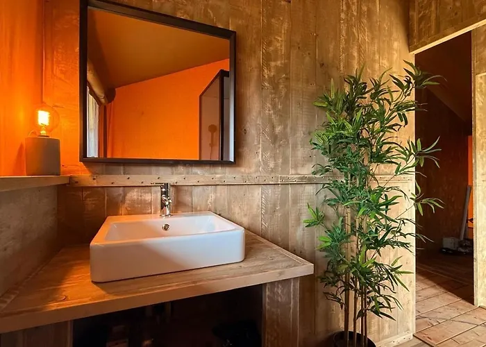 Glamping La Yurta Nel Luxe Ingerichte 6persoons Glamping Tent Kamp alanı