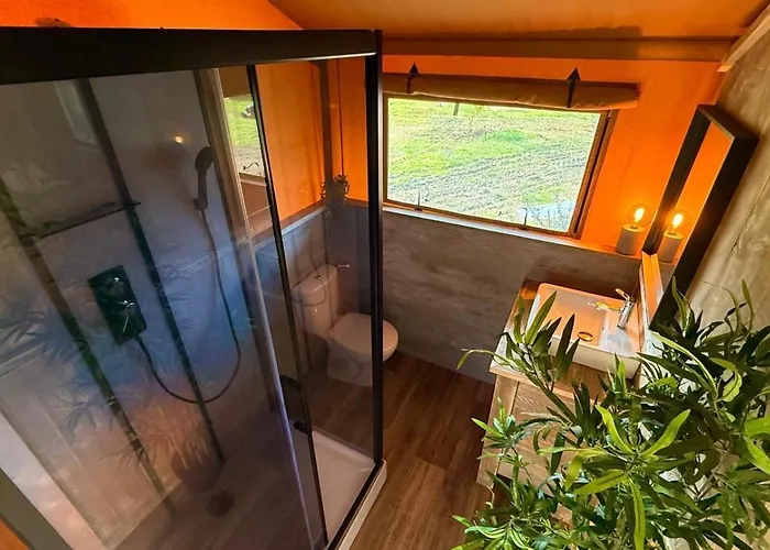 Kamp alanı Glamping La Yurta Nel Luxe Ingerichte 6persoons Glamping Tent Torino di Sangro