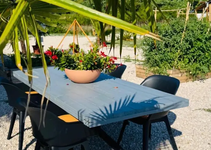 Glamping La Yurta Nel Luxe Ingerichte 6persoons Glamping Tent Kamp alanı Torino di Sangro